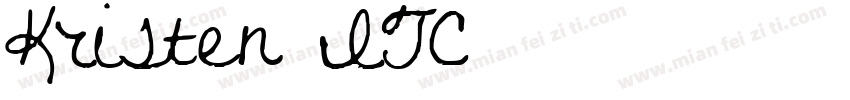 Kristen ITC字体转换
